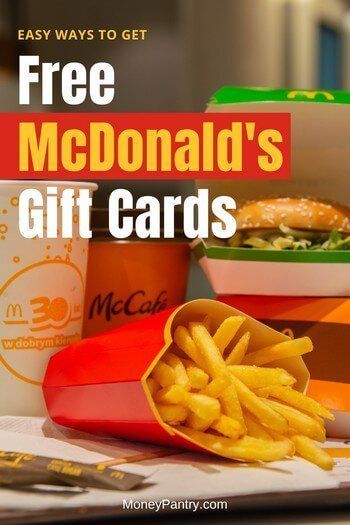 What To Get At Mcdonalds, Free Mcdonalds, Mcdonalds Gift Card, Food Cart Design, Man Cooking, Mc Donald, Thrifty Living, Money Hacks, Walmart Gift Cards