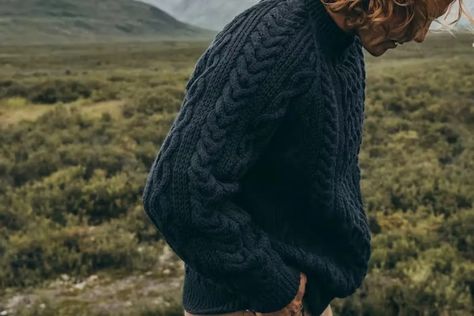 Aran Jumper, West Coast Of Ireland, Taylor Stitch, Sweaters For Men, Winter Fit, Fisherman Sweater, Roll Neck Sweater, Norse Projects, Outdoor Fashion