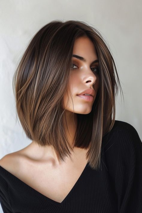 Rounded Lob Haircut, Trims For Long Hair, California Brunette Hair, California Brunette, Sunkissed Hair, Rambut Brunette, Brunette Hair With Highlights, Goddess Braids Hairstyles, Spring Hair Color