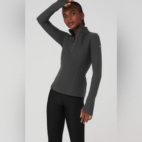 Fitted And Ready For Making Moves. The Alosoft ½ Zip Rapid Pullover, Made From Velvety Soft & Breathable Alosoft, Features Invisible Side Zip Pockets And Elevated Seams That Contour The Body For A Perfect Fit. Take It To The Pavement With Alo Performance Leggings. Nfl Family, Girl Sweat, Performance Leggings, Back Women, Half Zip Pullover, Yoga Tops, Alo Yoga, Pants Women, Bra Women