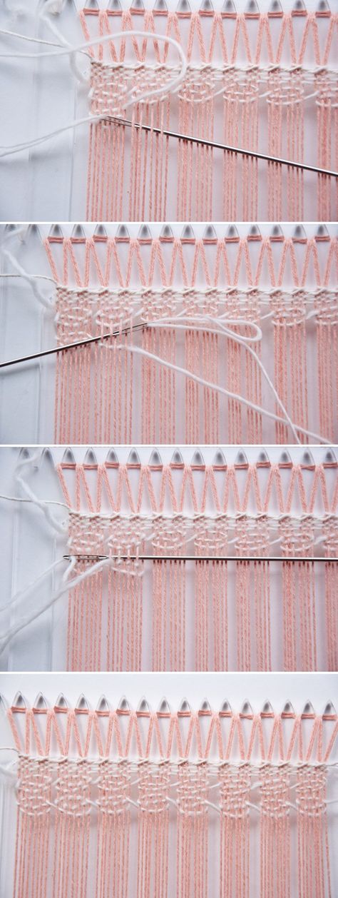 Lace Weaving, Pin Weaving, Spanish Lace, Weaving Loom Projects, Lace Weave, Weaving Wall Hanging, Rigid Heddle Weaving, Swedish Weaving, Weaving Tutorial