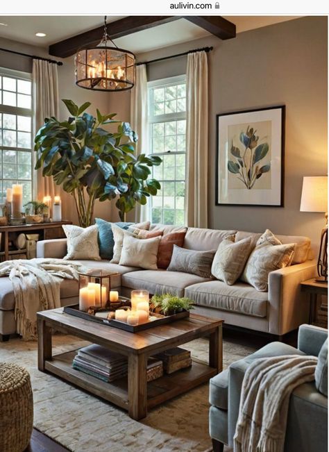 Living Room Design Inspiration, Casa Vintage, Smart Technology, Boost Productivity, Ideas Living Room, Decoration Inspiration, Decor Home Living Room, Living Room Makeover, Living Room Inspo