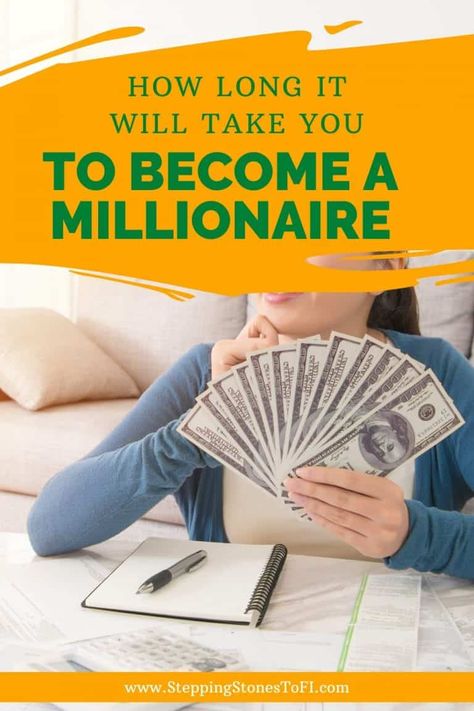 Find out exactly how long it will take you to become a millionaire based on how much you save and invest every month. #millionaire #savemoremoney #investing #becomeamillionaire Save And Invest, Be A Millionaire, Data Table, Household Expenses, Dividend Investing, One Million Dollars, Finance Advice, Investment Accounts, Make Millions