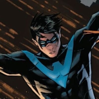 | 𝐑𝐞𝐪𝐬 𝐫 𝐨𝐩𝐞𝐧.| Nightwing Laptop Wallpaper, Nightwing Icon Comic, Nightwing Icon, Nighwing, Night Wing, Dc Icons, Dc Comics Artwork, Batman Family, Detective Comics