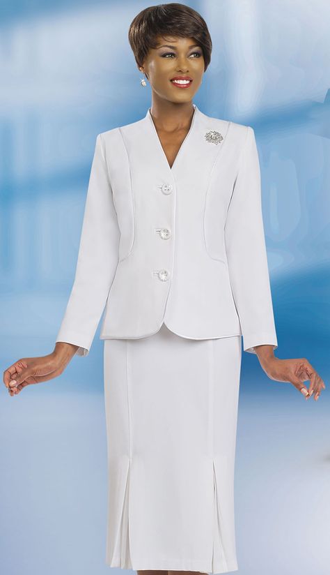 Quick Ship Churchwear Suits And Church Dresses Spring and Summer 2024. Perfect item for church events or any special occasions. Dress With Blazer Outfit, Blazer Skirt Outfit, White Dress Suits, Usher Suits, Choir Dresses, White Skirt Suit, Suit Colors, Church Suits And Hats, Women Church Suits