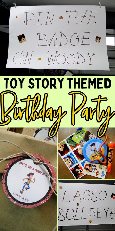 Toy Story party ideas. How to have a Disney birthday party. Fun Toy Story decoration ideas. Toystory Themed Birthday Party Decor, Toy Story Party Games For Kids, Buzz Lightyear Birthday Party Games, Toy Story Birthday Games Activities, Toy Story Birthday Party Activities, Toy Story Games Ideas For Kids, Toy Story Birthday Activities, Toy Story Birthday Party Games, Toy Story Activities