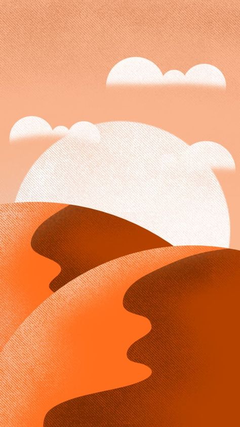 Mountain Sunset Illustration, Flat Style Illustration, Value Landscape, Vector Landscape Illustration, Flat Illustration Style, Ice Cream Puffs, Hassan Fathy, Vector Art Illustration Graphics, Flat Graphic Design