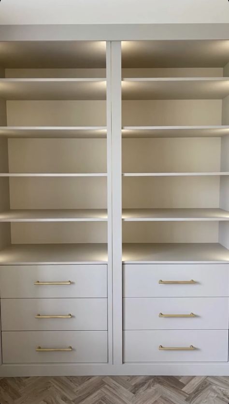 Built In Closet Shelving, Closet Shelves And Drawers, Built In Drawers, Built In Drawers In Wall, Built In Drawers In Closet, Built In Closet Shelves, Built In Shelves Closet, Built In Closets, Built In Shelves Bedroom