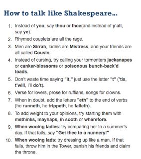 Holla ho, sirrah! Wow, this sounds fun :) William Shakespeare Frases, Shakespeare Words, Teaching Shakespeare, Shakespeare Hamlet, British Literature, Shakespeare Quotes, How To Talk, Book Writing Tips, English Writing