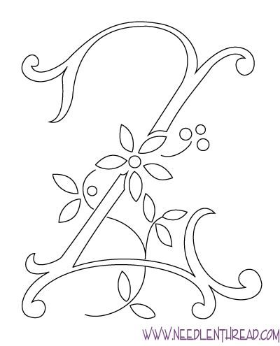 Free Monogram Letters | alphabet, you can visit my Index of Monograms for Hand Embroidery ... Quilling Templates, Hand Embroidery Letters, Monogramm Alphabet, Embroidery Letter, Alfabet Letters, Monogram Embroidery, Embroidery Alphabet, Embroidery Letters, Monogram Alphabet