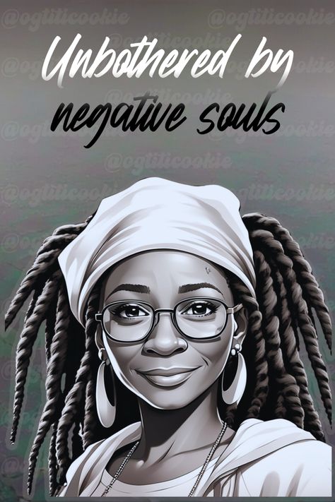 Unbothered by negative souls! Positivity is a way of life. No Negativity allowed. #ilovebeingblack #africanamericanartwork #baddiequotes #strongblackwomenquotes #positivity #africanameranculture No Negativity, African American Artwork, Lady Quotes, Black Inspirational Quotes, I Love Being Black, Journal Art, Baddie Quotes, A Way Of Life, Way Of Life