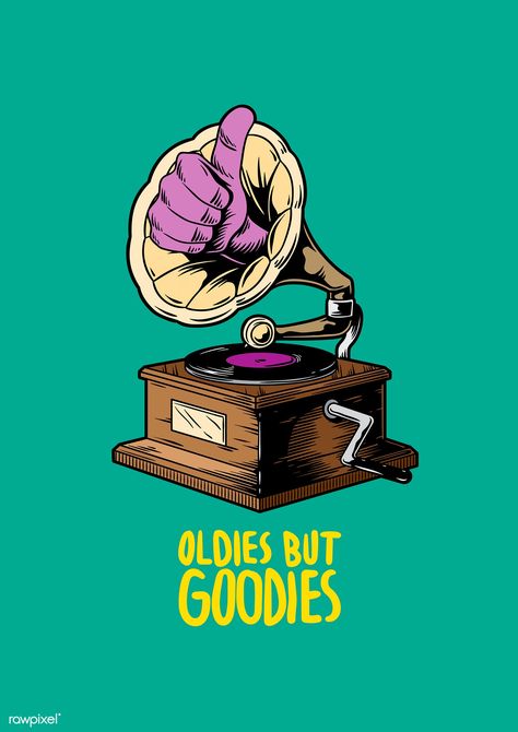 Oldies but goodies music creative illustration | free image by rawpixel.com / Tvzsu Motorbike Illustration, Music Creative, Card Inspo, Free Illustration Images, Hip Hop Art, Graffiti Wallpaper, Pop Art Wallpaper, Oldies But Goodies, Creative Illustration