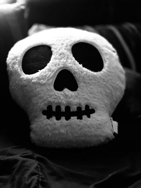 Halloween | Spooky Pillow | Ghosts | Skull Plushy | Halloween Decor | Gothic Decor | Goth Aesthetic | Horror | Fall Outfits | Grunge | Gloomy | Rain | Goth Pillows Diy, Diy Gothic Decor Crafts Bedroom, Gothic Pillows, Fall Outfits Grunge, Goth Pillows, Goth Plushies, Garage Halloween Party, Diy Gothic Decor Crafts, Goth Pillow