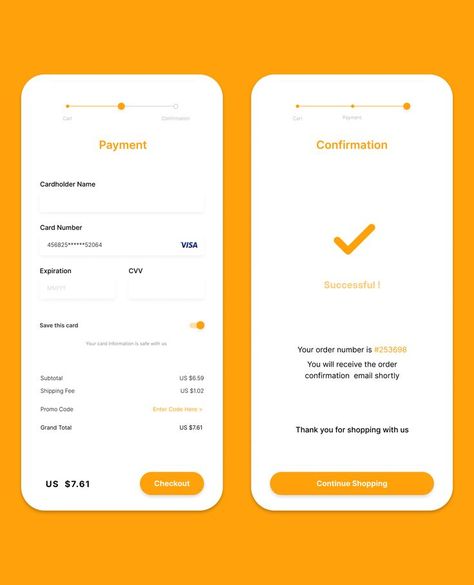 UI Design Challenge | Checkout Mobile Payment Ui, Desain Ux, Login Page Design, Login Design, Ui Ux Website, Ui Design Dashboard, Ux App Design, App Design Layout, Best Ui Design