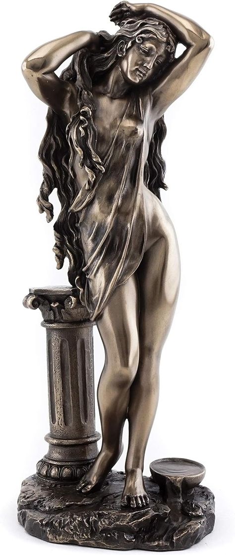 Aphrodite Goddess Statue, Venus Mythology, Aphrodite Goddess, Deer Statues, Goddess Sculpture, Beautiful Angels Pictures, Greek Mythology Art, Roman Goddess, Goddess Statue