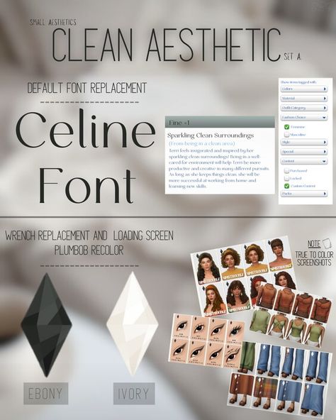 Clean Aesthetics [Sims 4 Default Set] | Patreon Sims Default Replacement, Sims 4 Default Cas Background, Sims 4 Cas Organizer Mod, Sims 4 Wrench Replacement, The Sims 2 Default Replacements, Sims 4 Mods Folder Organization, Sims 4 Boarding School Mod, Sims 4 Cc Replacement, Sim4 Loading Screen