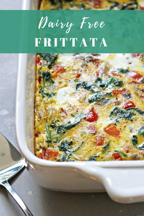 Gluten Free Breakfast Vegetarian, Gluten Free Vegetarian Easter Recipes, Dairy Free Omelette, Diary Free Breakfast Casserole, Breakfast Quiche Dairy Free, Heart Healthy Frittata, Frittata Recipes Gluten Free Dairy Free, Quick Gluten Free Dairy Free Breakfast, Gluten Free Dairy Free Mediterranean