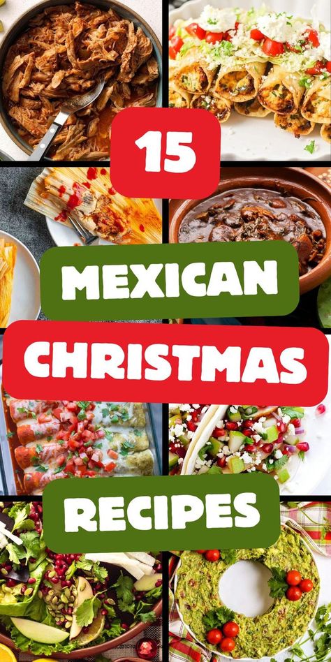 Mexican Christmas Food Ideas Traditional Mexican Christmas Food, Mexican Christmas Recipes, Mexican Holiday Recipes, Traditional Mexican Christmas, Mexican Christmas Food, Mexican Christmas Traditions, Mexican Food Menu, Traditional Mexican Desserts, Christmas Food Ideas