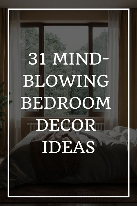 31 Mind-Blowing Bedroom Decor Ideas Bedroom Accent Pieces, Unusual Bedroom Decor, Bed Against Fireplace, Modern Bedroom Storage Ideas, Rich Looking Bedroom Ideas, Guest Room Inspiration Luxe, Bedroom Color Decor Ideas, Cool Bedrooms For Adults, Small Bedroom With Windows On Two Walls