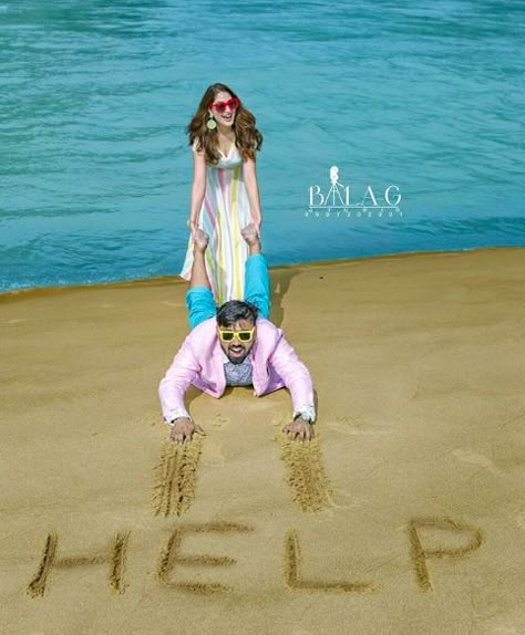 Post Marriage Photoshoot, Couple Photoshoot Outfits Indian, Beach Outfit Pre Wedding, Pre Wedding Photo Shoot Ideas Couple, Couple Pose For Pre Wedding, Couple Outfit For Beach, Beach Post Wedding Photoshoot, Pre Wedding Photography Poses Indian, Post Wedding Shoot Ideas