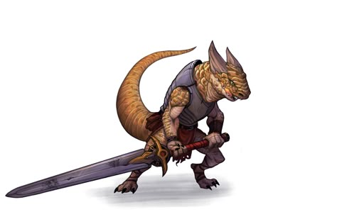 ArtStation - D&D Commission - Kobold Barbarian Kobold Barbarian, Kobold D&d, Barbarian Dnd, D D Races, Dnd Stories, D D Character Ideas, Pathfinder Character, Dnd Monsters, Gold Dragon