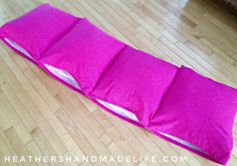 Cozy Pillows Bed, Kids Pillows Bed, Kids Nap Mats, Pillow Lounger, Pillow Mat, Diy Sewing Gifts, Nap Pillow, Pillow Mattress, Pocket Pillow