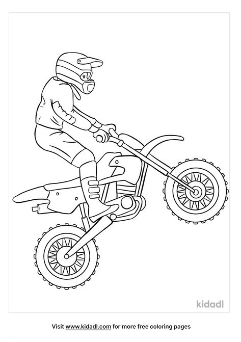 Dirtbike Drawing Simple, Motor Bike Drawing, Dirt Bike Drawings Easy, Motocross Drawing, Dirt Bike Drawing, Bike Drawing Simple, Motorbike Drawing, Dirt Bike Tattoo, Simple Bike