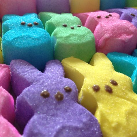 Peeps Aesthetic, Easter Nostalgia, Peeps Candy, Pretty Candy, Pastel Cupcakes, Seasonal Treats, Crayon Box, Easter Parade, Easter Time