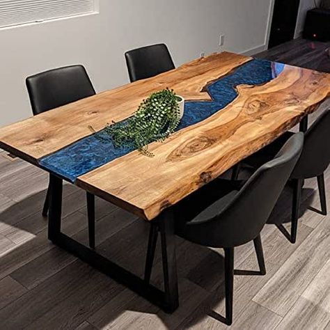 Handcrafted Dining Table, Diy Upholstery, Dining Table Height, Epoxy Wood Table, Resin Table Top, Natural Wood Table, Epoxy Table Top, Dining Table Dimensions, Table Epoxy