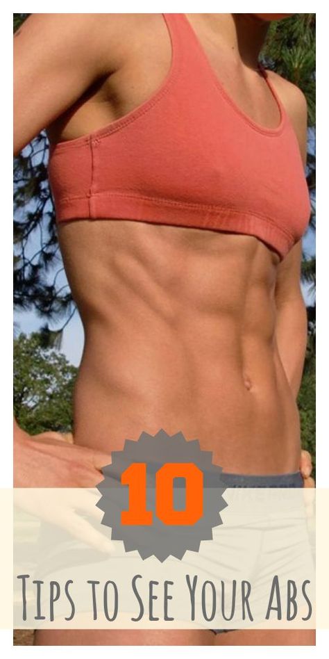 10 tips to see your abs - what you need to do to get that definition #abworkout Runners Body, Runner Training, Get Abs, Fitness Pictures, Ab Diet, Lower Body Fat, Abs Women, Clean Diet, Improve Mental Health