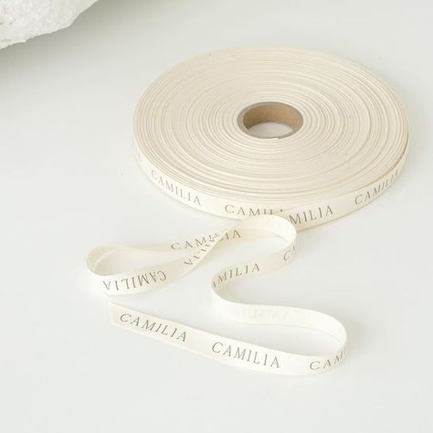 Camilia Supply | Wholesaler on Instagram: "Now offering customized ribbons for your business! Head to our website✨" Ribbon With Logo, Ribbon Logo, Summer Story, Custom Ribbon, Cotton Ribbon, Printed Ribbon, Sustainable Packaging, Bridal Shower Gifts, Lead Time