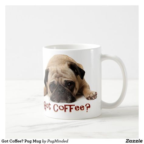 Pug Mug, Keto Coffee, Coffee Wall Decor, Breakfast Coffee, Wild One Birthday Party, How To Order Coffee, Coffee Dripper, Canvas Cosmetic Bag, Coffee Gift