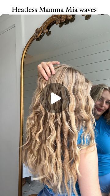 Beach Waves Heatless, Mama Mia Hairstyles, Wavy Hairstyles Tutorial, Easy Care Hairstyles, Heatless Hairstyles, Heatless Curls, Pinterest Hair, Ethnic Hairstyles, Hair Routines