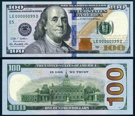 Money 100$, World Currency Money, Fake Money Printable, Fake Currency, American Currency, Printable Play Money, Hundred Dollar Bills, Banknotes Money, Money Template