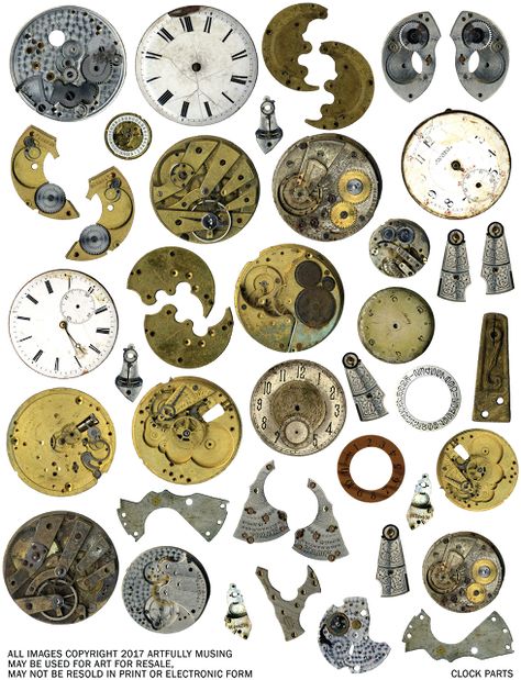 Artfully Musing: STEAMTOWN - STEAMPUNK MINIATURES - CELLO, MUSIC STAND & CAT - FREE WATCH PARTS COLLAGE SHEET Steampunk Collage, Steampunk Printables, Steampunk Diy Crafts, Disney Big Hero 6, Halloween Borders, Scrapbook Printables Free, Miniature Items, Free Collage, Steampunk Crafts