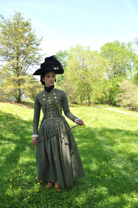 18th Century Dresses, Riding Habit, 18th Century Dress, 18th Century Costume, 18th Century Clothing, 18th Century Fashion, 19th Century Fashion, History Fashion, Century Clothing