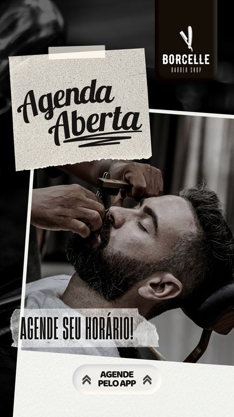 Agenda aberta barbearia preto popular story do instagram - Templates by Canva Font Combos, Free Stories, Create Your Story, Instagram Canva, Professional Fonts, Popular Stories, Templates Free, Story Template, Eye Catching Colors