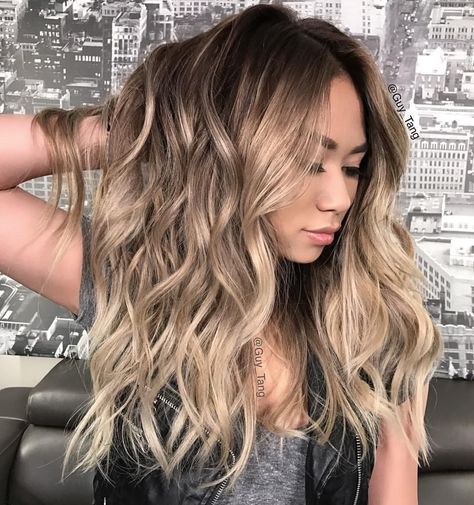 Asian Hair Color Highlights, Asian Hair Highlights, Balayage Asian Hair, Blonde Asian Hair, Asian Hair Color, Asian Balayage, Hair Color Asian, Ash Blonde Hair Colour, Guy Tang