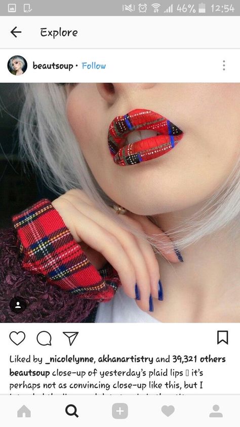 TARTAN MAKEUP LOOK Champagne Makeup, Dramatic Wedding Makeup, Beautiful Lipstick, This Generation, Glamour Nails, Beautiful Eye Makeup, Evening Makeup, Creative Makeup Looks, Kiss Makeup