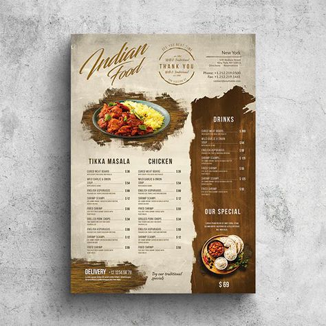 Indian Menu Card Design Restaurant, Food Menu Design Ideas Templates, Indian Food Menu Design, Food Menu Design Ideas, Menu Poster Design, Indian Food Menu, Menu Design Ideas, Menu Engineering, Indian Poster