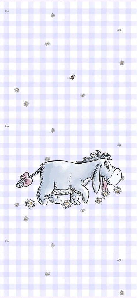 Cute Eeyore Wallpaper Aesthetic, Spring Disney Wallpaper, Eore Winnie The Pooh Eeyore, Eeyore Wallpaper Aesthetic, Eeyore Wallpaper Iphone, Winnie The Pooh Lockscreen, Eeyore Images, Winnie The Pooh Background, Winnie The Pooh Wallpaper