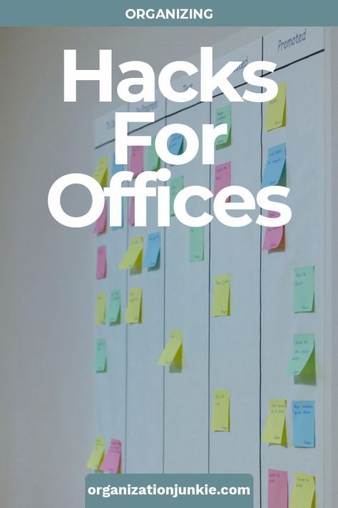 Make your own calendar/to-do list with what? Clothespins? You gotta see this one! It's brilliant. And there are 12 more ridiculously smart office organizing hacks where that one came from! #officeorganizationideas #diyofficeorganzation Work Office File Organization Ideas, Organizing Your Office At Work, Project Manager Office Decor, How To Organize An Office, Professional Office Organization, Corporate Office Inspiration, Office Hacks Organizing Ideas, Work Organization Ideas Office, Organized Office At Work