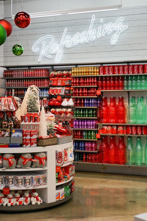 Coca-Cola | Las Vegas Coca Cola Store, Vegas Strip, Las Vegas Strip, Environmental Design, Retail Store, Brand Strategy, Coca Cola, Las Vegas, Farmhouse