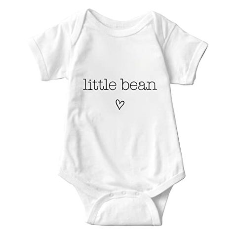 listery Funny Baby Boy Girl Clothes Little Bean Onesie Funny Cotton Clothes Onesie For 0-24 Months Babies Funny Baby Girl Onesies, Funny Baby Onesies Girl, Funny Baby Boy, Neutral Baby Clothes, Funny Onesies, Newborn Romper, Cotton Clothes, Girl Onesies