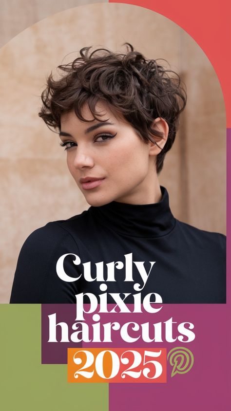 Discover the charm of curly pixie haircuts, a timeless choice for naturally curly hair. Ideal for round faces and 50 older women, this style blends edgy cuts with a feminine touch. Whether you're exploring blonde, grey, or red shades, or looking for messy or wavy options, curly pixie haircuts with bangs or undercut will elevate your style. Short, long, or asymmetrical, these cuts are perfect for modern women Short Curly Hair For Older Women, Curly Pixie Cuts Round Face Curls, Pixie Cut Wavy Hair, Pixie Haircuts With Bangs, Pixie Cut Round Face, Short Curly Pixie, Platinum Blonde Highlights, Curly Pixie Haircuts, Black Curls