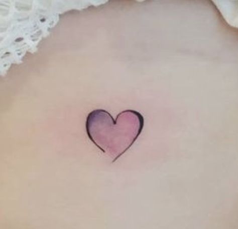 Purple Heart Tattoo, Womans Tattoo, Purple Heart Tattoos, Heart Tattoo Ankle, Always Tattoo, Amazing 3d Tattoos, Tattoo Ankle, Favorite Tattoos, Small Heart Tattoos