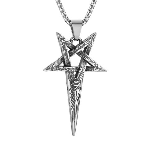 PRICES MAY VARY. Design: This pendant features the Inverted Pentacle, symbols of Satanists and also an important symbol and figure in various other spiritual and faith traditions Materials: Made of high-quality stainless steel, it is non-fading and rust-resistant, making this pendant durable enough to wear long time. Size: Pendant Length:6.1cm Width:3.8cm Chain Length:22+2inch Weight:22.6g Perfect Gift: Pentacle necklace is the perfect gift and come in a nice gift box. Suit any outfit and make y Inverted Pentacle, Pagan Pendants, Pentacle Necklace, Necklace For Men, Jewelry Companies, Stainless Steel Chain, Men Necklace, Chain Lengths, Chain Length