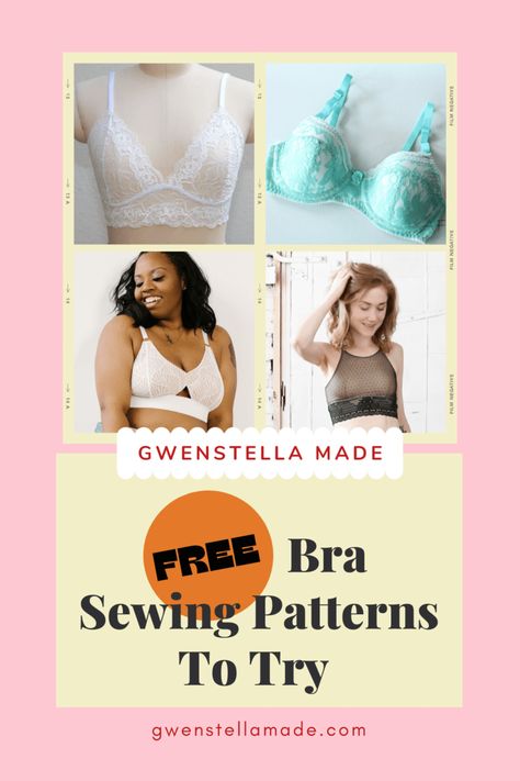 Bra Sewing Pattern Free Diy, Sports Bra Sewing Pattern, Free Bra Pattern, Bra Sewing Tutorial, Bralette Sewing Pattern, Sewing Bras, Bodysuit Pattern, Bra Sewing Pattern, Bralette Pattern