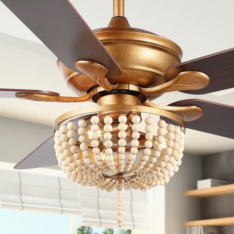 Lighted Ceiling Fans, Antique Ceiling Fans, Chrome Ceiling Fan, Chandelier Ceiling Fan, Cozy Bedrooms, Farmhouse Ceiling Fan, Painting Light, Bohemian Rustic, House Lighting