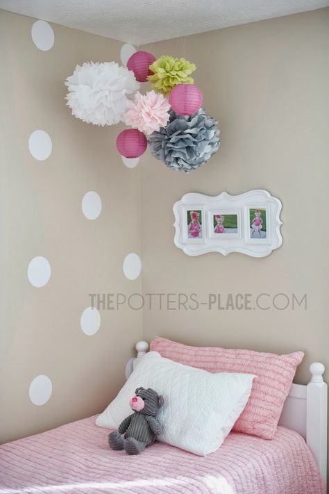 6 Uses for Flooring {that aren't on your floor} - Flooring Inc Polka Dot Room, Polka Dot Wall Decals, Big Girl Bedrooms, Rooms Decor, Polka Dot Walls, Girls Rooms, Kids Bedrooms, Room Idea, Big Girl Rooms